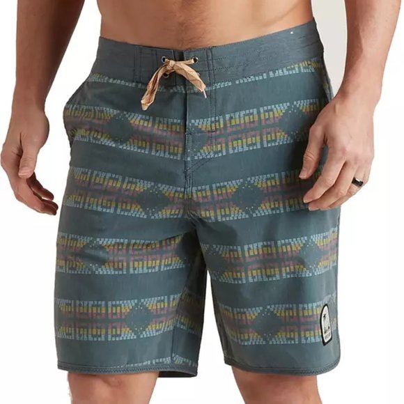 Howler Bros Other - Men's Howler Bros Stretch Bruja Boardshorts Size 30 Mescal Petrol Surfing NEW